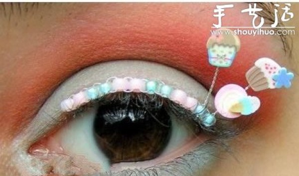 Super exaggerated creative false eyelashes