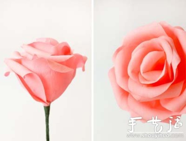 Tutorial on making super realistic roses by cutting paper