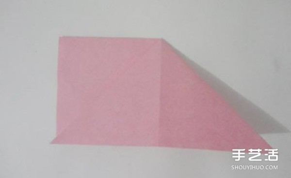 Handmade origami peach step by step diagram, peach folding illustrated tutorial