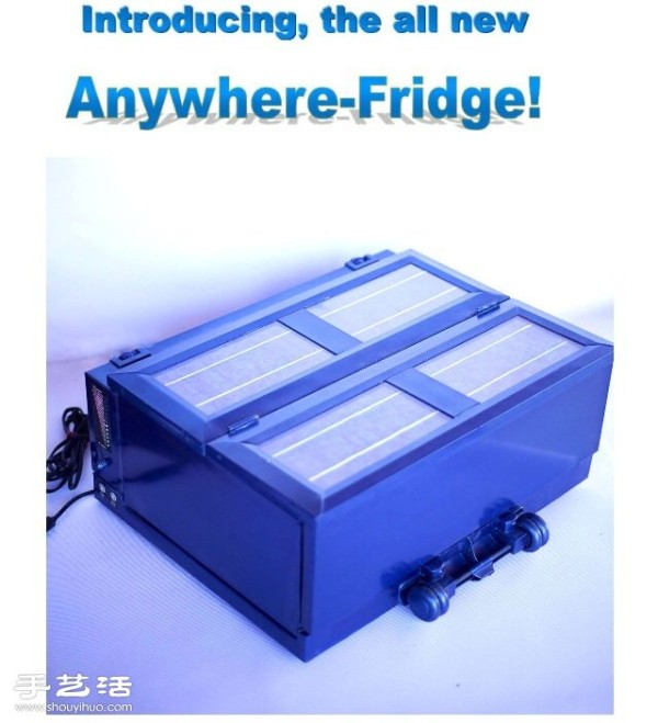 Portable Folding Solar Refrigerator Anywhere Fridge