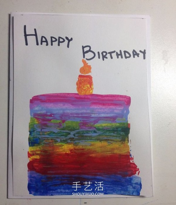 How to make your own birthday card to wish your motherland a happy birthday on National Day