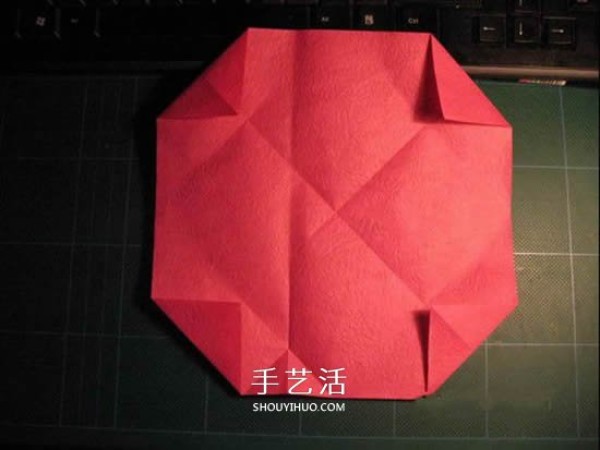 GG Rose Folding Illustration Beautiful and Detailed Rose Origami