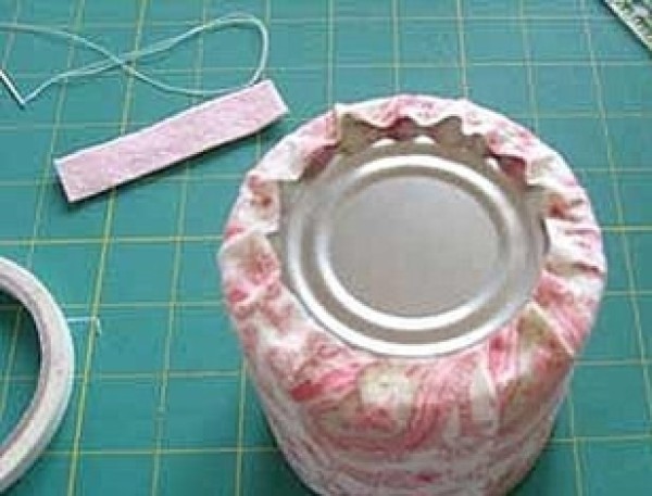 Tutorial on handmade DIY storage boxes from discarded milk powder cans