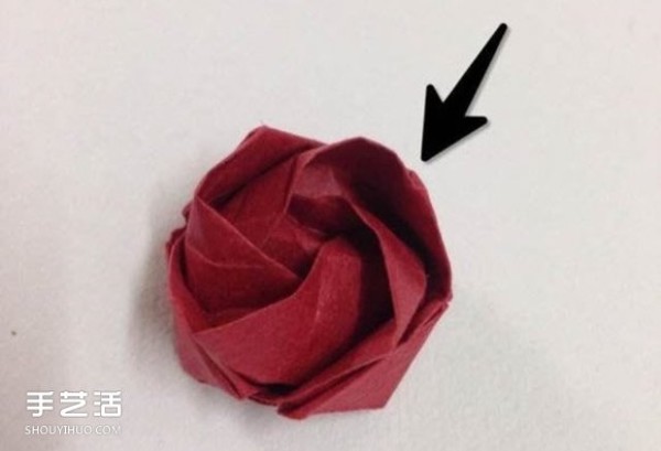 Super detailed illustration of how to fold Kawasaki rose, including flowers and receptacles