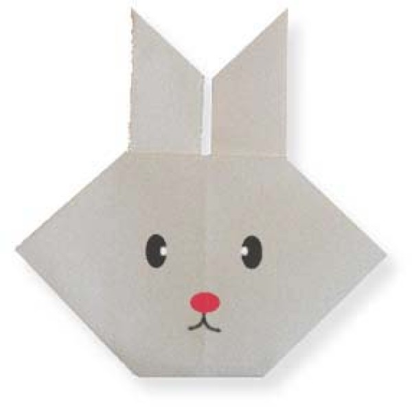 Little White Rabbit Origami Tutorial