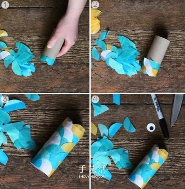 How to make fish lanterns, illustrate how to make simple fish lanterns for young children