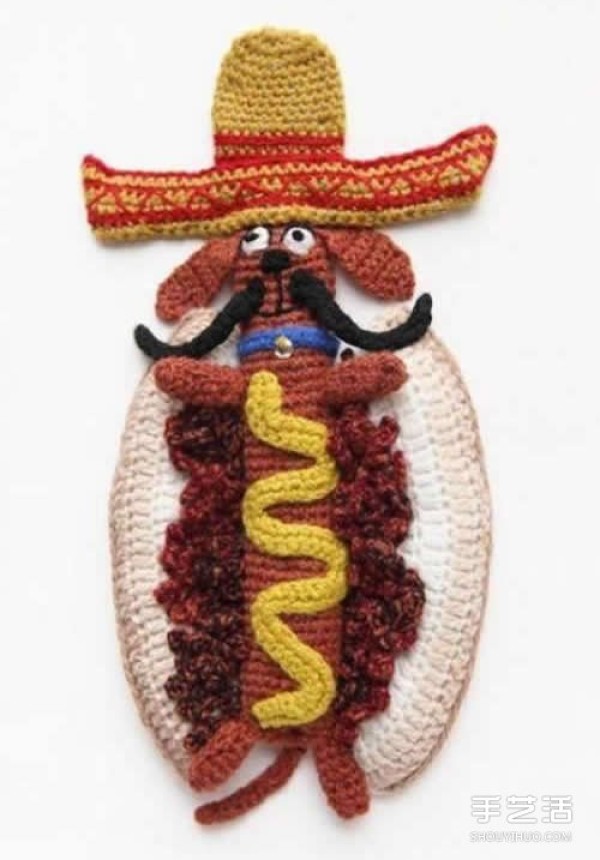 Interesting food-themed knitted works are extraordinary if they are creative! 