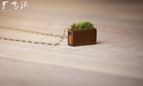 Ring carved from solid walnut