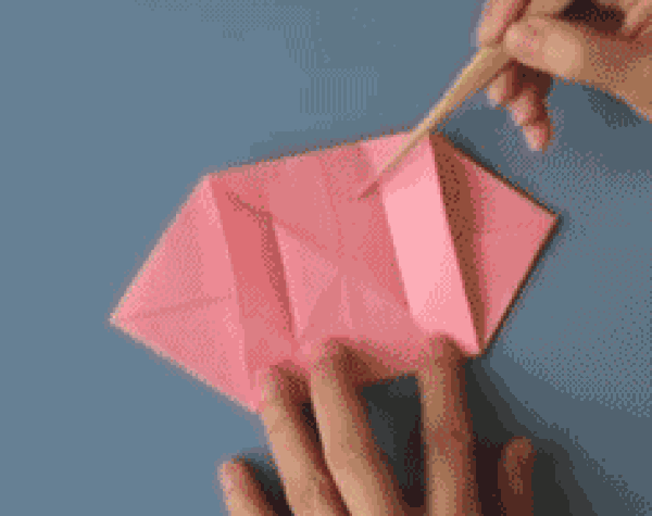 Handmade origami butterfly folding tutorial dynamic picture