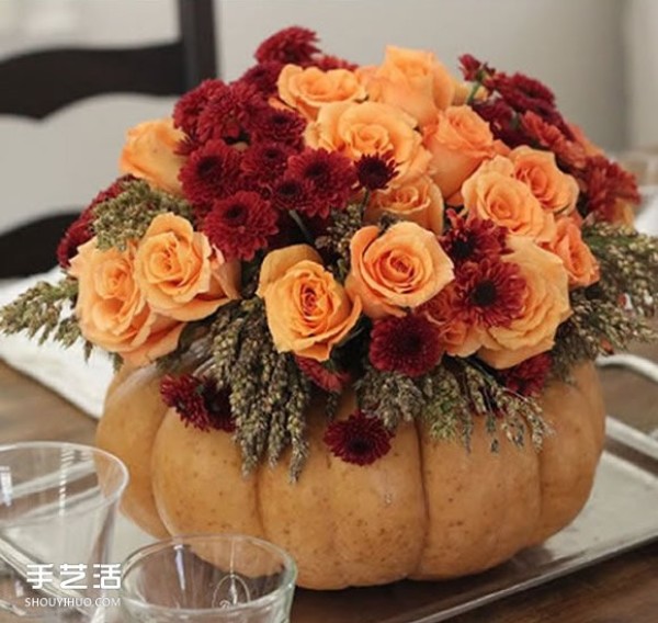 Thanksgiving Pumpkin Vase DIY Pumpkin Handmade Vase Tutorial