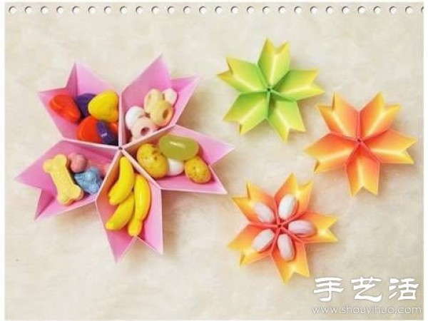 Origami Crafts: Fruit Plate Making Tutorial