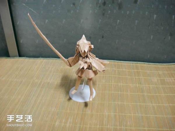 Shagugan no Shana origami illustration anime character Shana origami tutorial