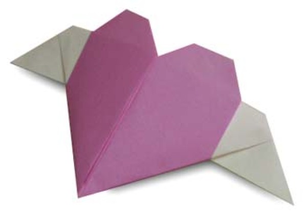 Appreciation of various "heart"-shaped origami works