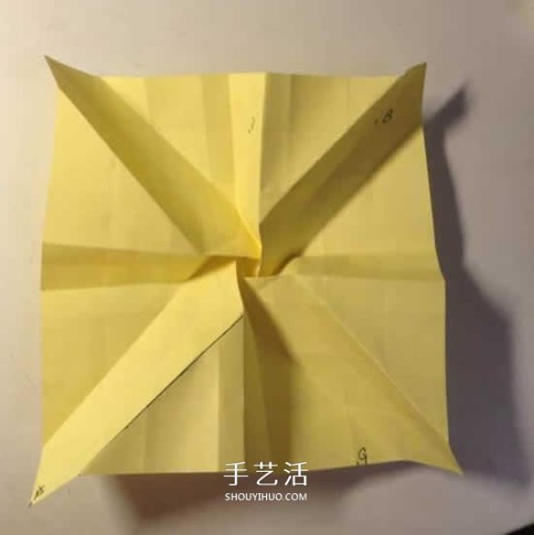 The original folding method of Weiwei Rose, detailed origami rose process steps