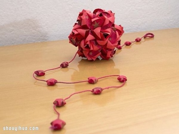 Appreciation of the beautiful handmade origami flower balls (2)