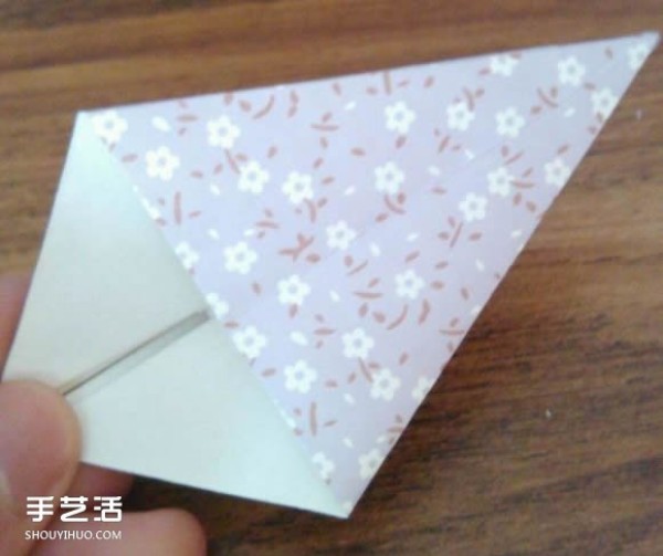 DIY oil-paper umbrella making tutorial, folding illustration of mini oil-paper umbrella