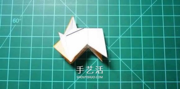 How to make a realistic goat origami with hand-made origami 3D goat illustration