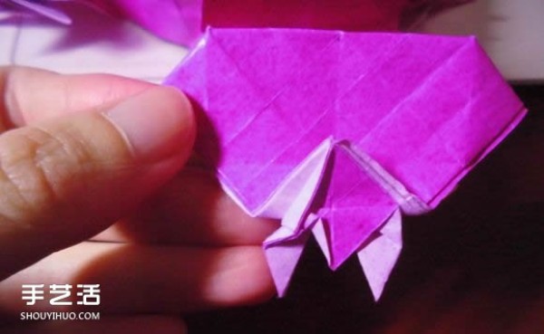 Die Lianhua Love Origami Illustration of Creative Love Origami Step by Step