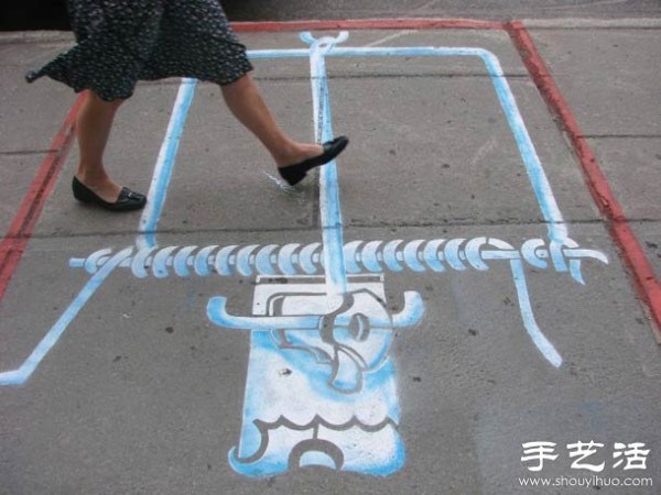 Street graffiti creative DIY makes life better