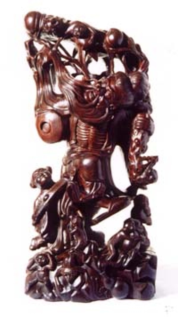 Appreciation of the carvings of Tu Jie, the first man of the Millennium Purple Carving