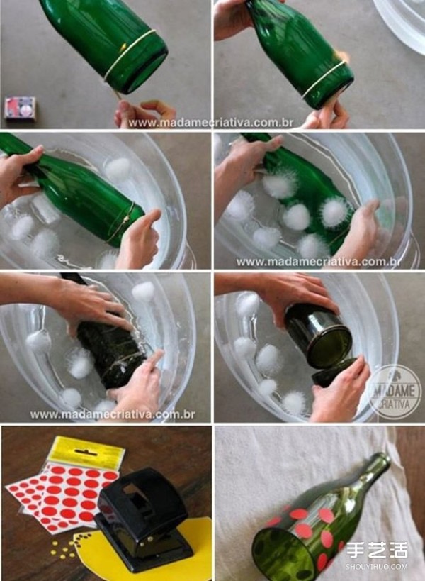 How to make exquisite candle holders using DIY from beer bottle waste