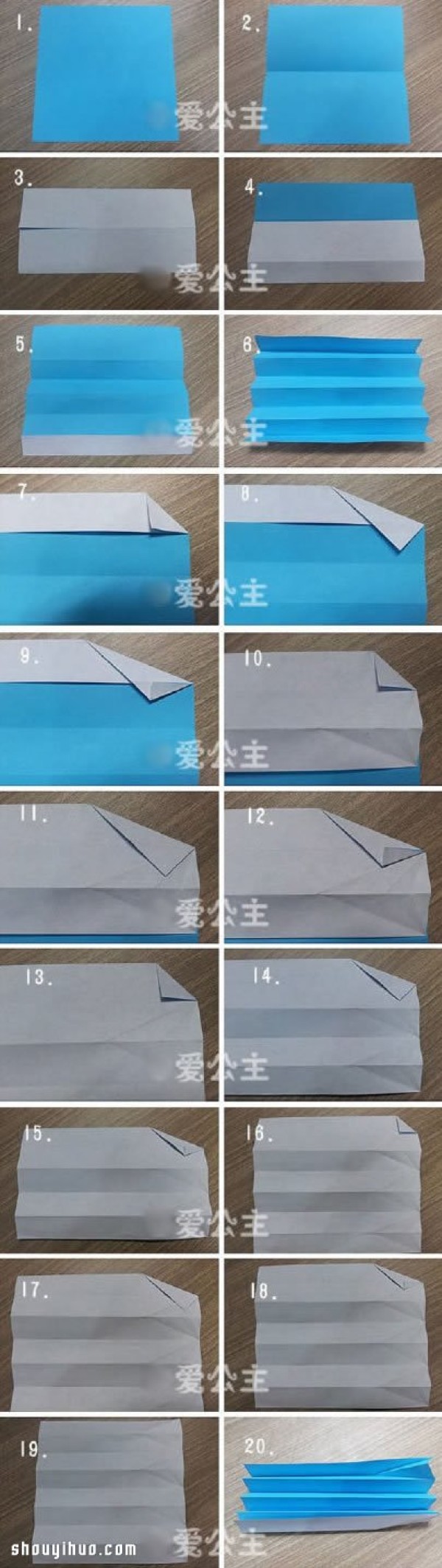 How to fold a wishing meteor and illustrate the steps for making an origami meteor