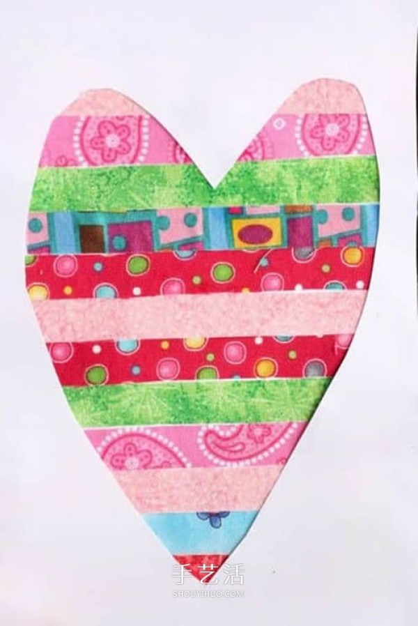 How to make beautiful love cards with colored tape paper