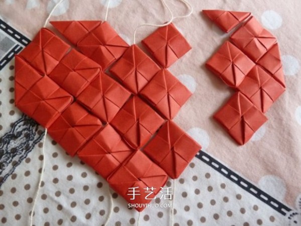 Creative Valentines Day Love Origami Illustrations of Folding Threads and Romantic Loves