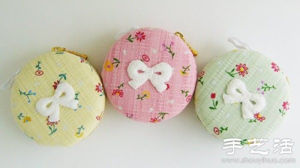 Fresh, elegant and cute macaron coin purse