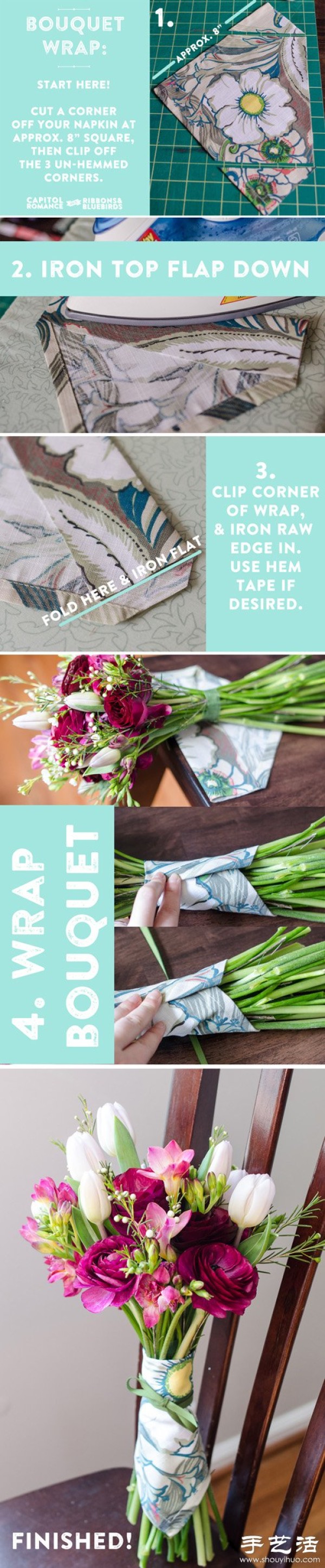 Creative handkerchief DIY beautiful wedding decorations