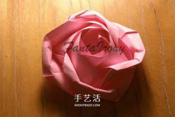 The folding method of roses is simple, easy to learn, simple and beautiful rose origami