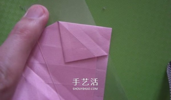 Fukuyama Rose Folding Illustrated Tutorial with clear and large pictures of Fukuyama Rose Origami