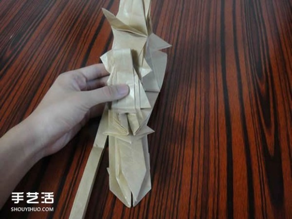 Shagugan no Shana origami illustration anime character Shana origami tutorial