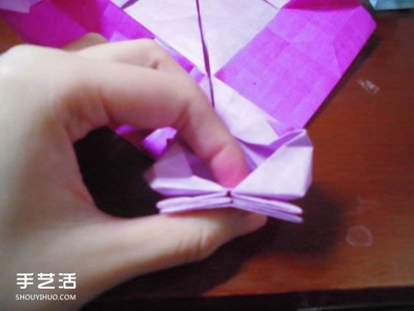 Die Lianhua Love Origami Illustration of Creative Love Origami Step by Step