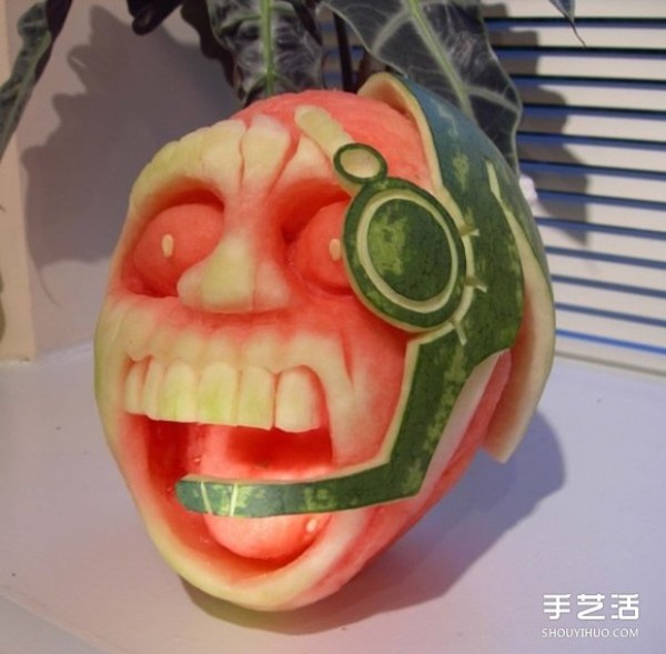 Creative watermelon carving pictures, melon carving and fruit carving works to appreciate