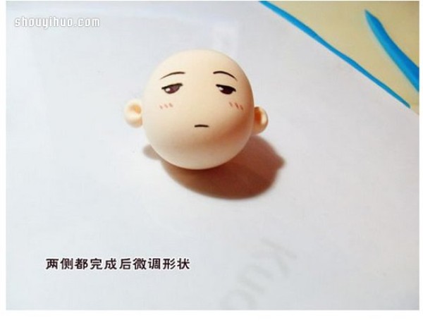 "Gintama" protagonist Gintoki Sakatas doll DIY made from clay