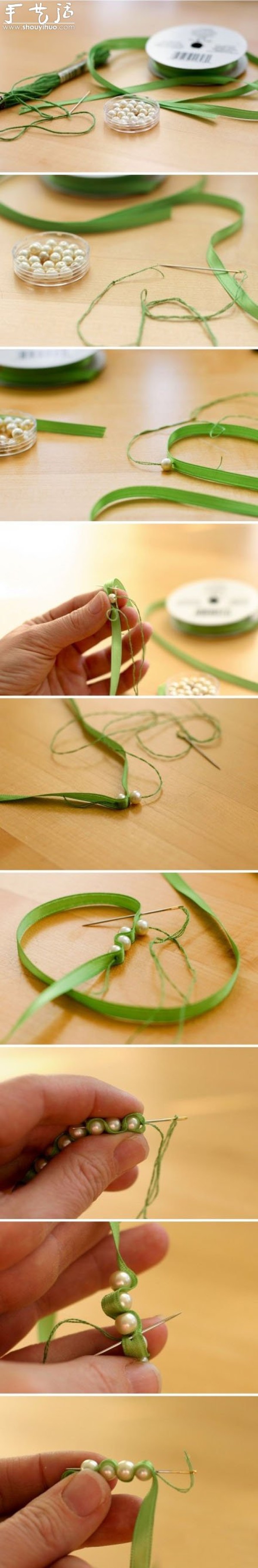 Handmade Tutorial of Beautiful Small and Fresh Bracelet