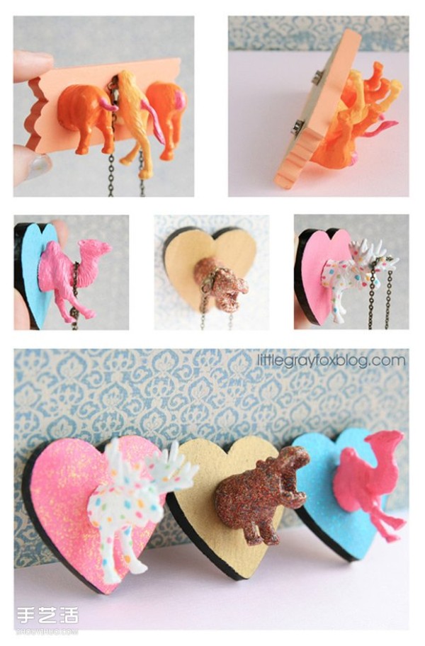 Plastic animal toys can be transformed into 14 types of plastic dolls, DIY small production