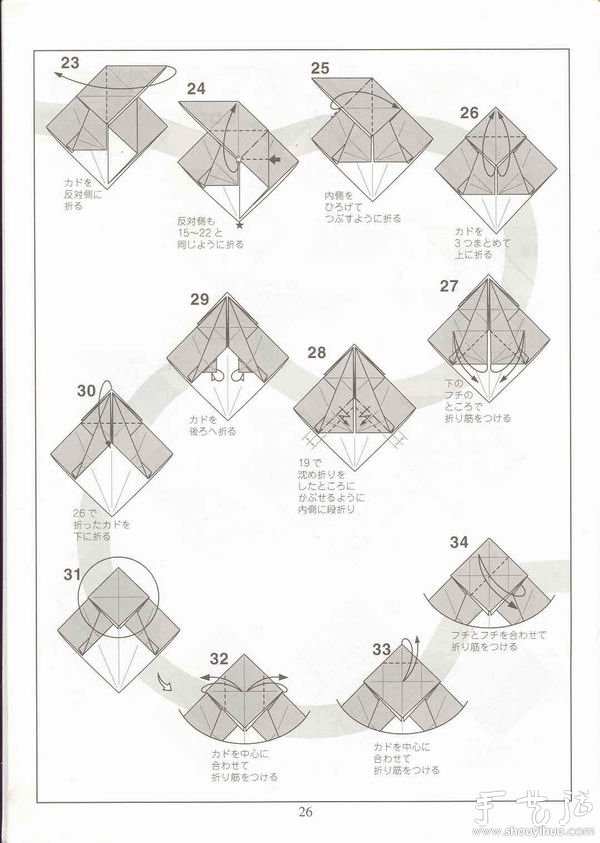 How to Origami Triceratops