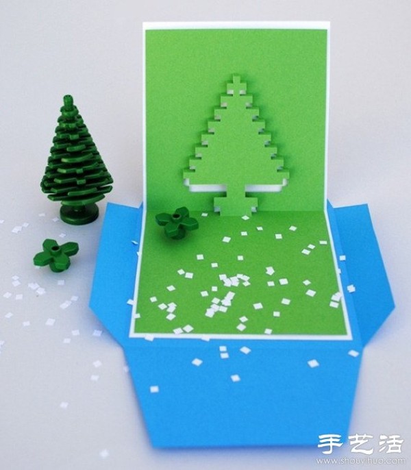 3D Christmas card hand-making tutorial