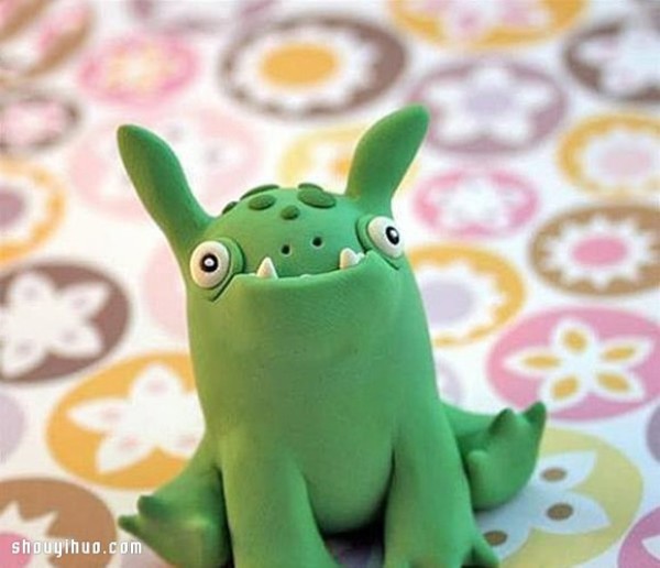 How to make little monsters with colored clay, DIY tutorial for clay monsters