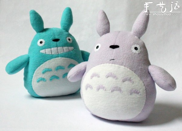 Tutorial on handmade DIY Totoro plush doll