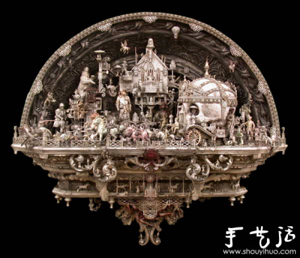 Exquisite hand-carved works