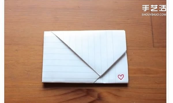 Love letter folding method illustrated step by step tutorial on how to fold a love letter envelope