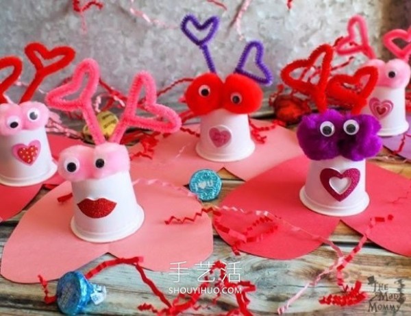 Childrens Valentines Day! Super cute little animal candy gift DIY