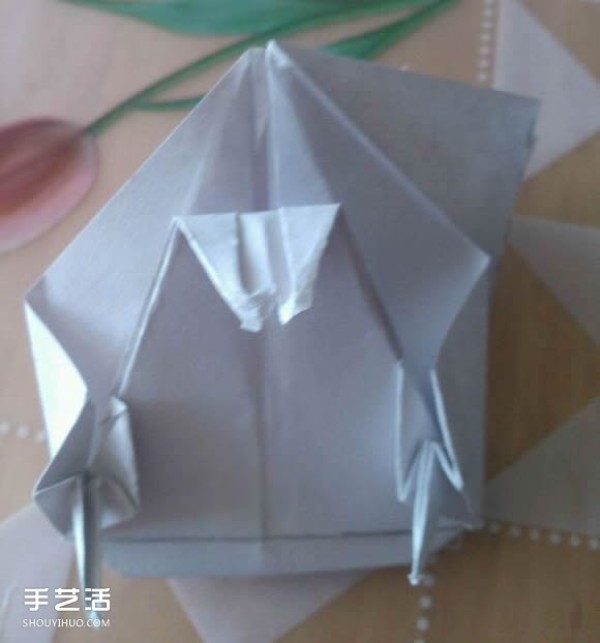 Origami diagram of a grand piano and how to fold a three-dimensional grand piano step by step