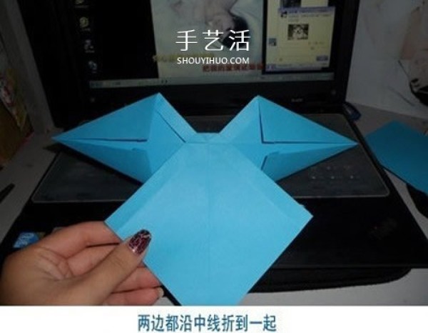 Bowknot origami step by step illustration, how to fold a bow that is simple and beautiful