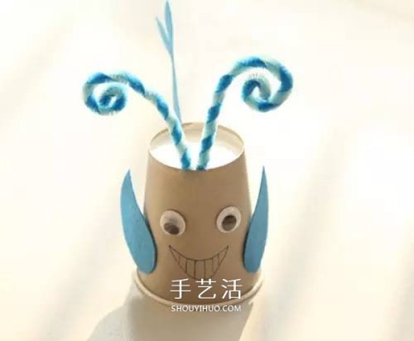 Creative paper cup handmade pictures, use paper cups to make cute little animals