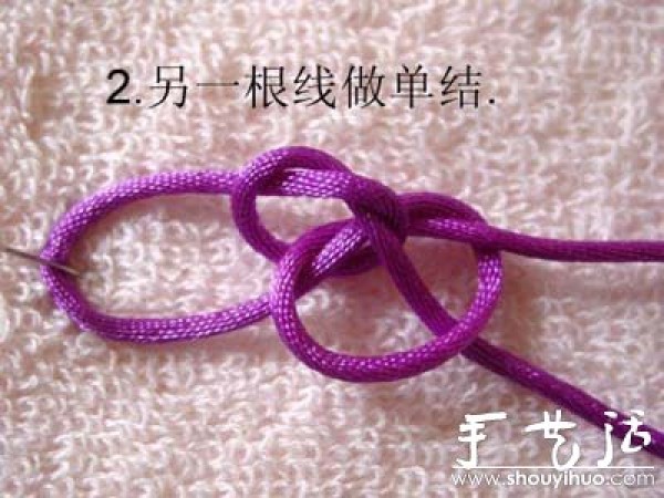 How to hand-weave ice flower knot bracelets