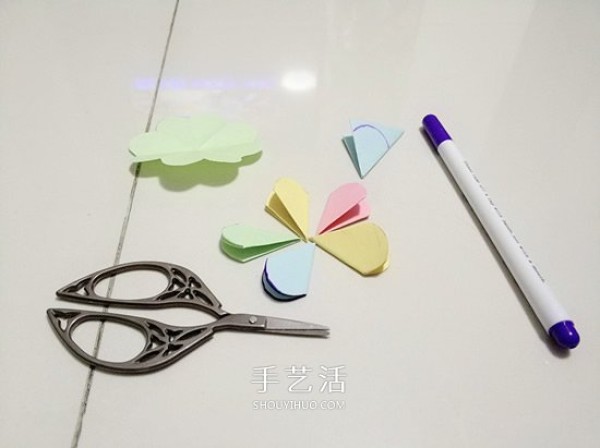 Simple and cute flower greeting card DIY, suitable for Teachers Day and Mothers Day